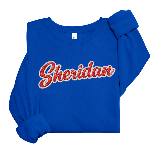 Bella Canvas/ Sheridan Sequin Pre-Order Crewneck