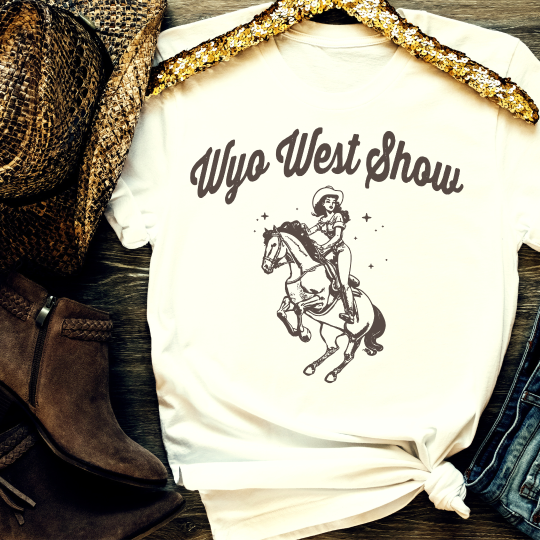 Natural Ivory/Dark Brown Wyo West Show