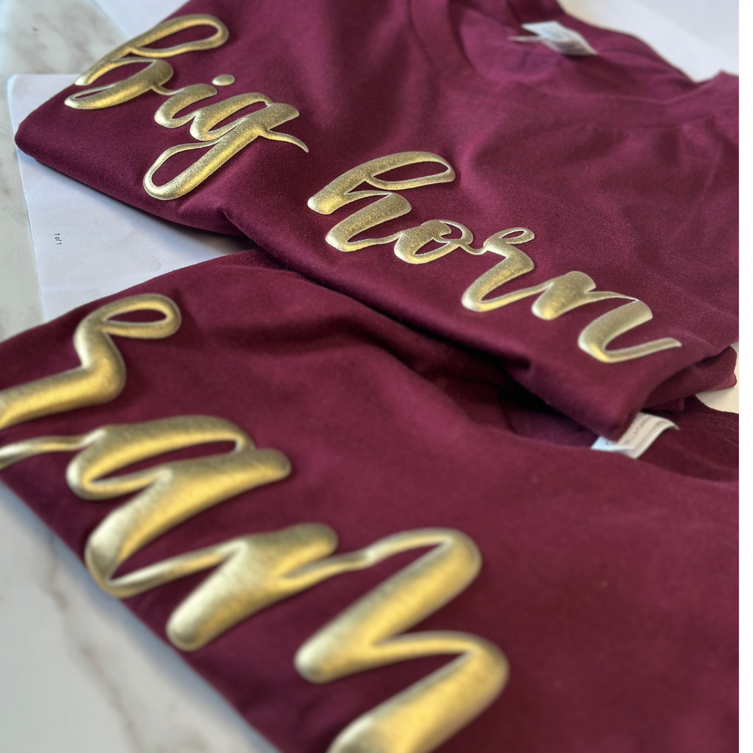 big horn Maroon & Gold Bella Canvas Tee
