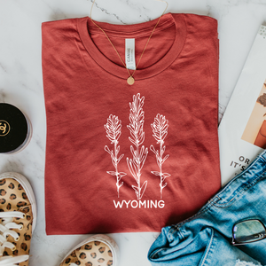 Rust/Indian Paintbrush WYO Bella Canvas Tee