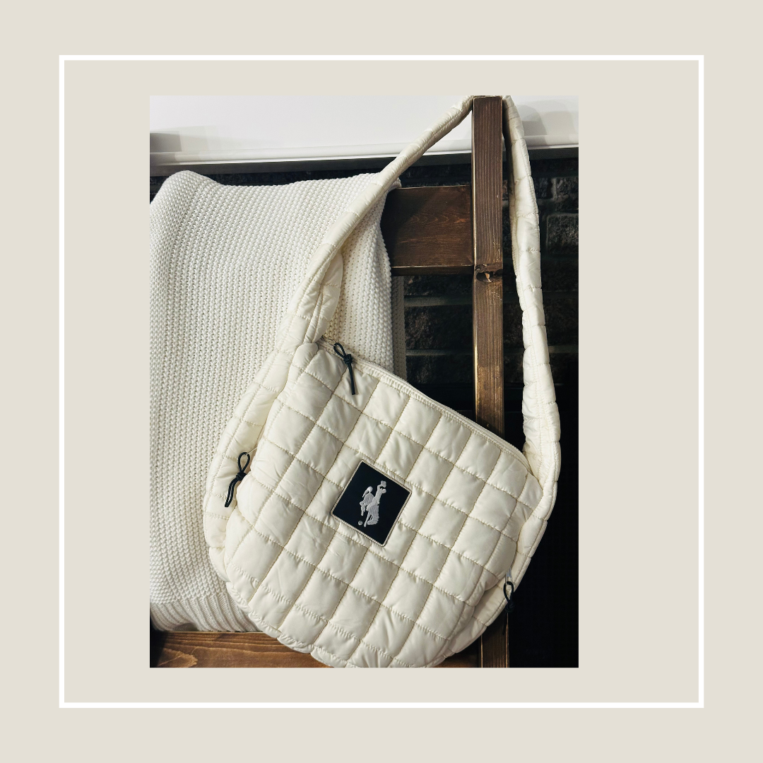 Ivory Quilted Tote