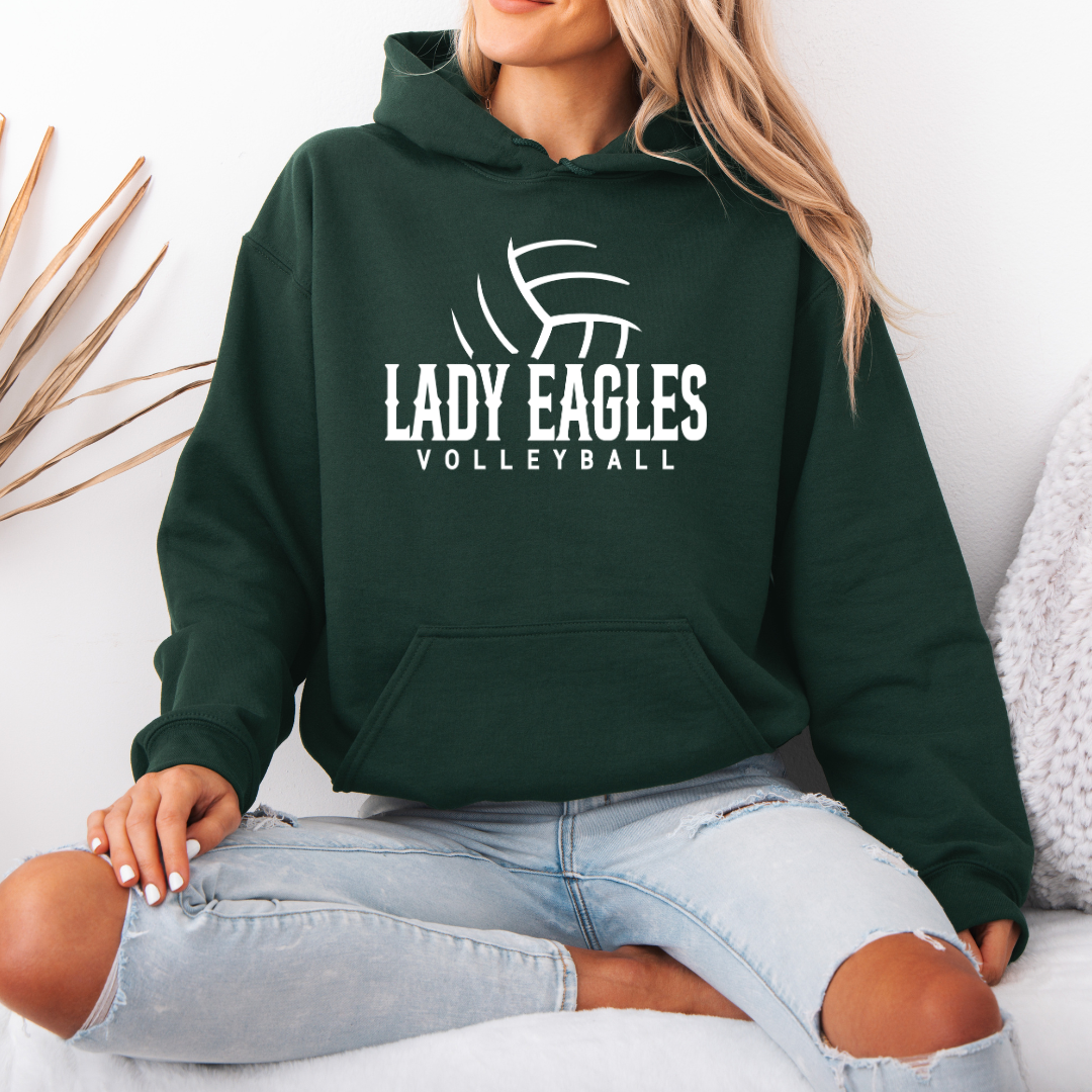 TRMS Volleyball Hoodie Forest