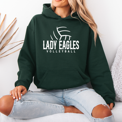 TRMS Volleyball Hoodie Forest