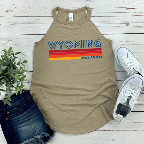 Desert Tan Retro Rocker Tank