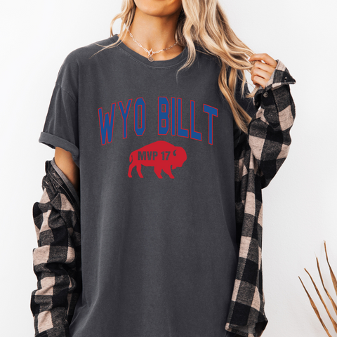 Pepper LONG Sleeve Wyo Billt 25 Comfort Colors Tee