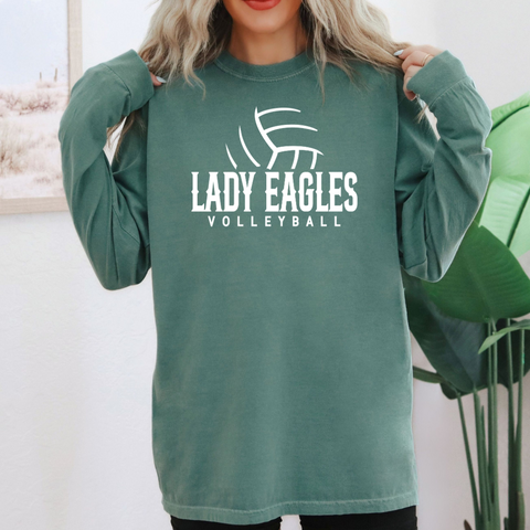 TRMS VB LONG SLEEVE Light Green Comfort Colors Tee