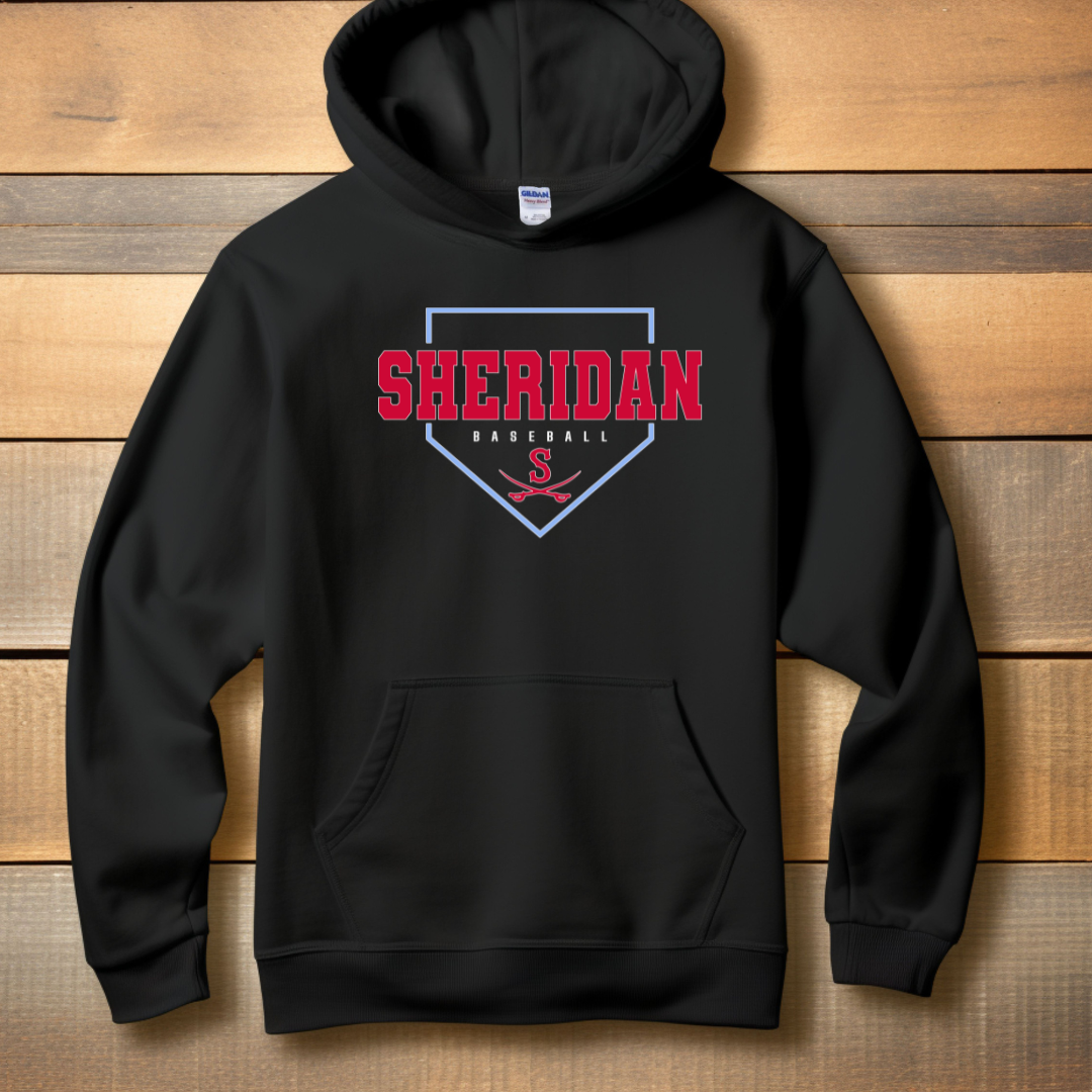 U13 Sheridan YOUTH Black Gildan Unisex Hoodie