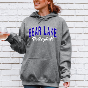 Gildan Graphite Hoodie Bear Lake Volleyball