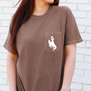 Espresso Steamboat Pocket Comfort Colors Tee