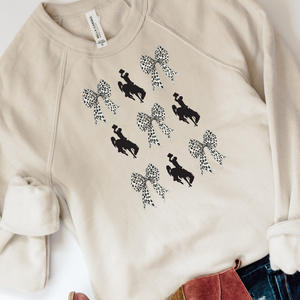 Heather Dust Very Cutesy Bella Canvas Crewneck