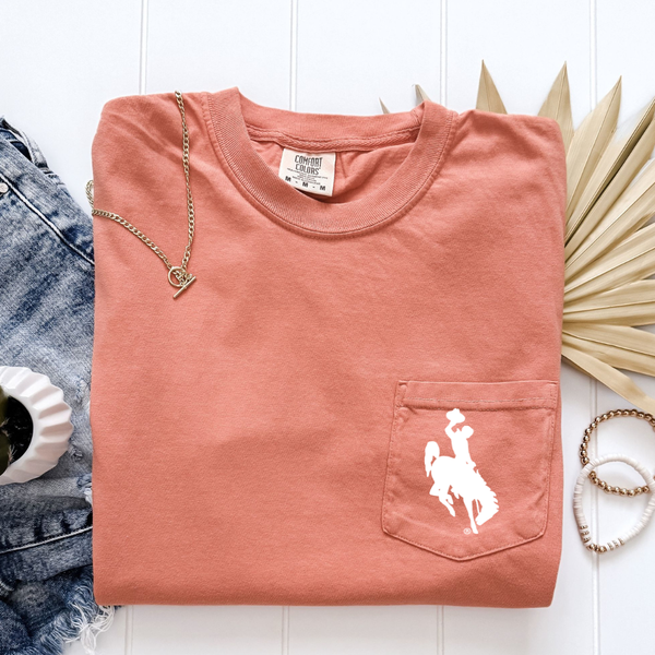 Terracotta/Steamboat Pocket Comfort Colors Tee