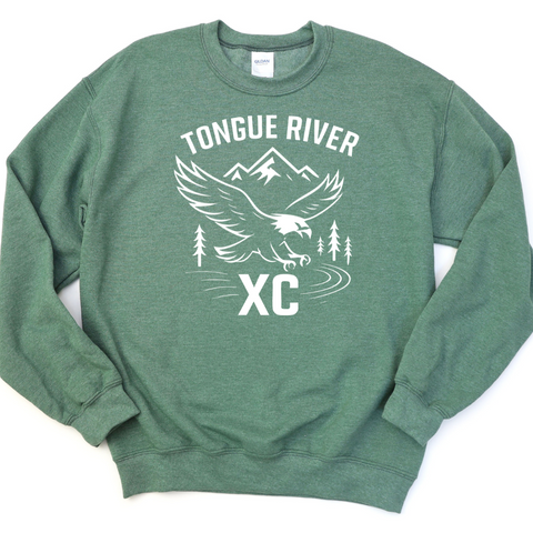 Heather Forest TRHS Cross Country Crewneck