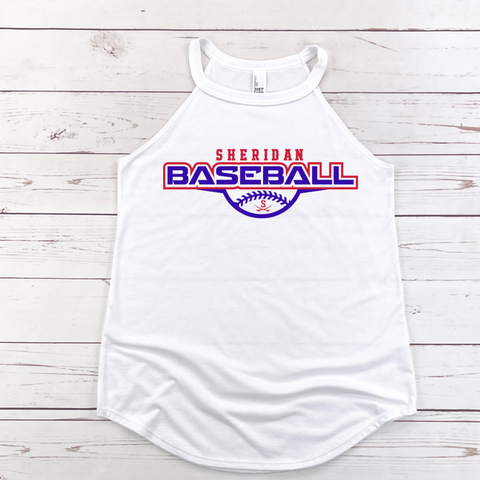 White Rocker Tank/Sheridan Baseball {pre-order}