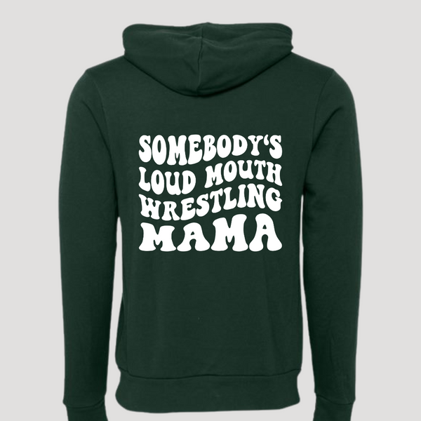 Wrestling Mama Hoodie- MANY COLORS!!!