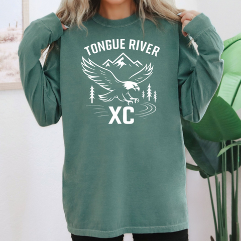 LONG SLEEVE Light Green TRHS XC Comfort Colors Tee