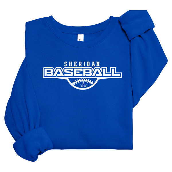 Royal Bella Canvas Crewneck/Sheridan Baseball {pre-order}