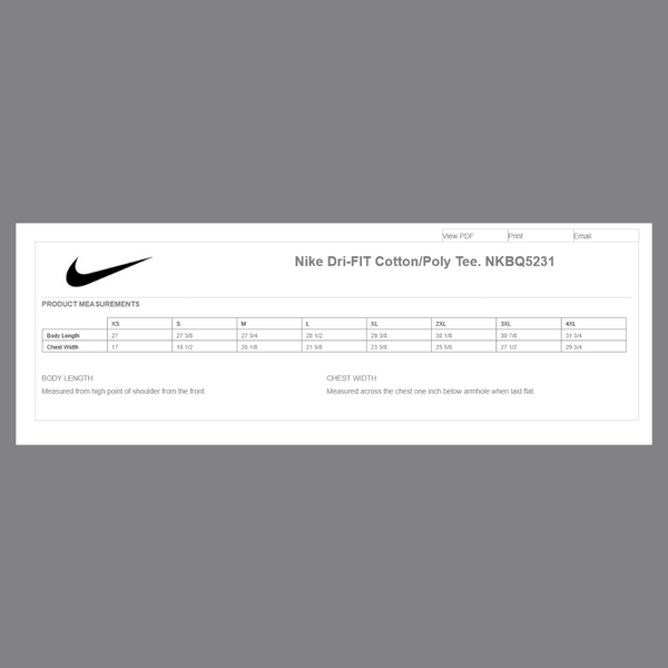 Royal Nike Sheridan Baseball Dri-Fit Tee {pre-order}