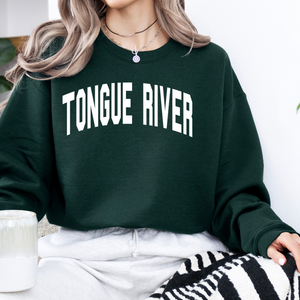 Forest Crewneck Tongue River Varsity