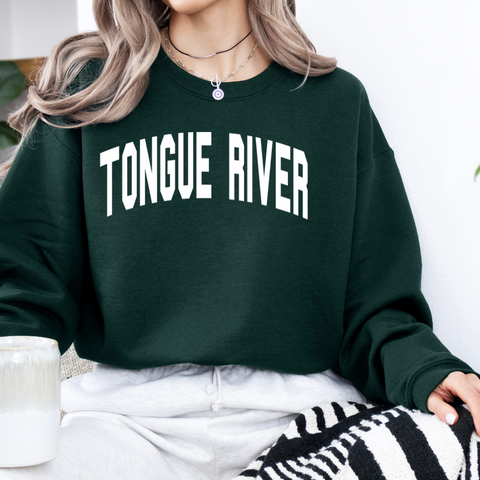 Forest Crewneck Tongue River Varsity
