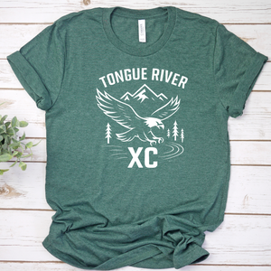 Heather Forest TRHS Cross Country Bella Canvas Tee
