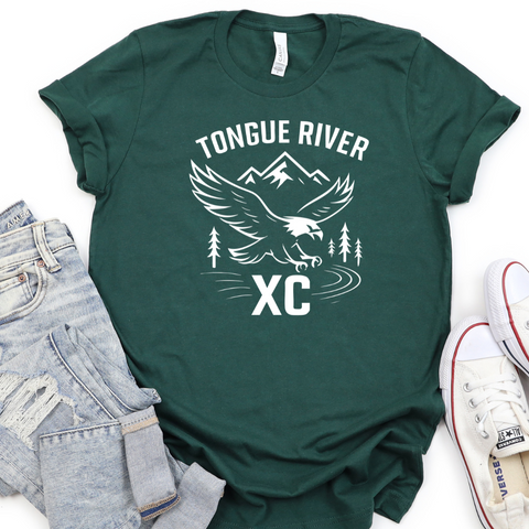 Forest TRHS Cross Country Bella Canvas Tee