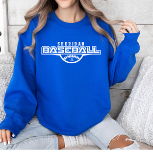 Gildan Royal Sheridan Baseball Crewneck {pre-order}