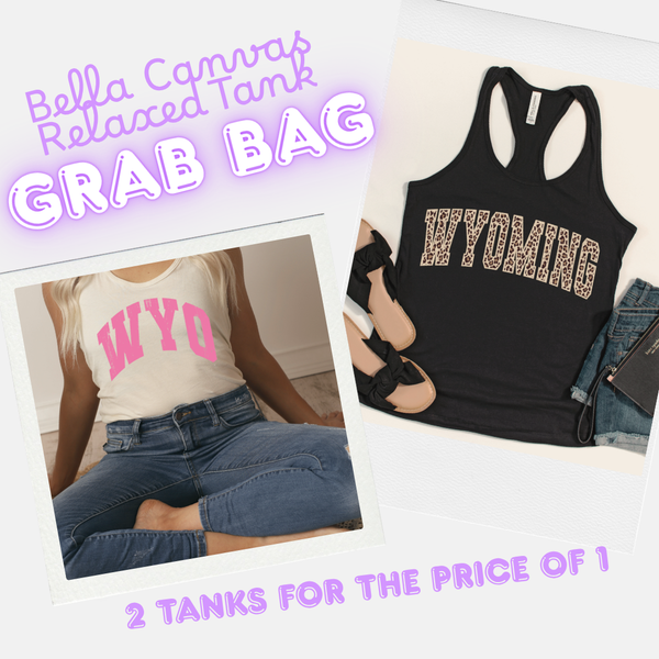 Bella Canvas Relaxed Tank Grab Bag 2 for 1