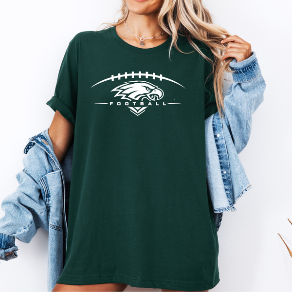 Bella Canvas TR Eagles Football Tee (More Colors)