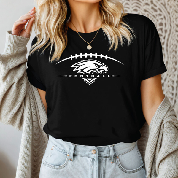 Bella Canvas TR Eagles Football Tee (More Colors)