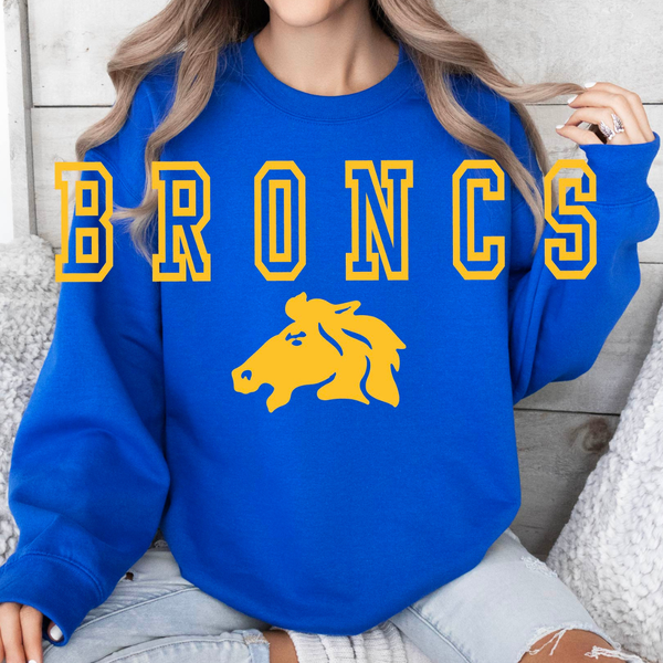 Jumbo Sheridan BRONCS Crewneck