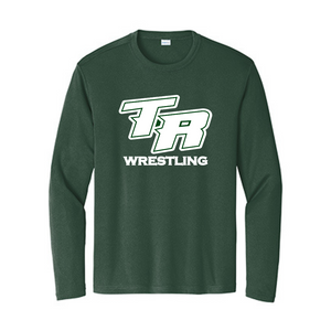 Long Sleeve Moisture Wicking TR Wrestling Shirt - Youth & Adult Sizes