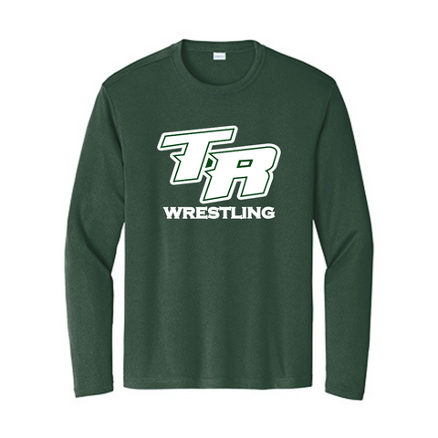 Long Sleeve Moisture Wicking TR Wrestling Shirt - Youth & Adult Sizes