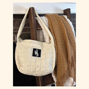 Ivory Puffy Tote