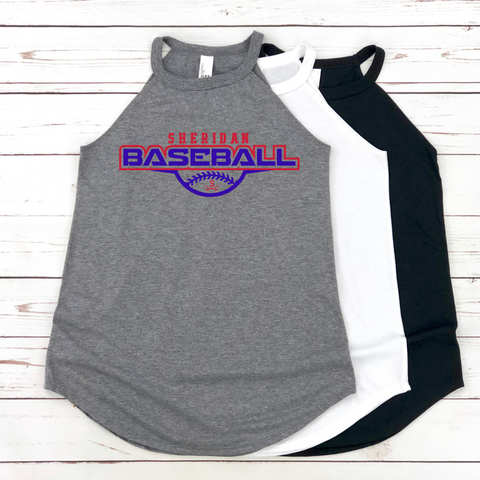 Gray Rocker Tank/Sheridan Baseball {pre-order} (Copy)