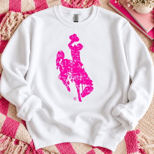 WHITE/ PINK Blue Jumbo Steamboat Crew