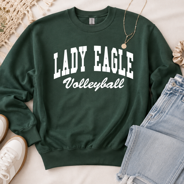 Gildan Fan Dark Green/Lady Eagle Volleyball Fleece (More styles!)