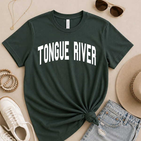 Bella Canvas Tongue River Varsity Tee (More Colors!)