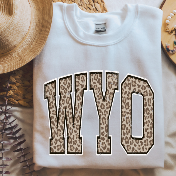 White Leopard WYO Crewneck Sweatshirt