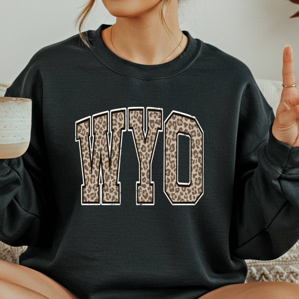 Black Leopard WYO Crewneck Sweatshirt