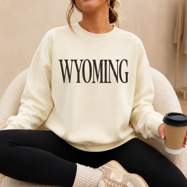 Off White/BrownFASHION WYOMING Softstyle Crewneck