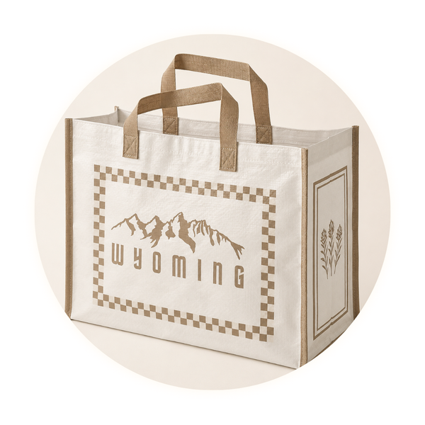 Small Wyoming Tetons Tote {PRE-ORDER}