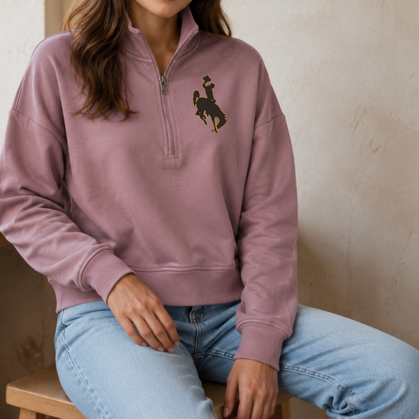 WOMEN'S Independent Trading Co. Quarter Zip/Steamboat Pullover (More Colors)