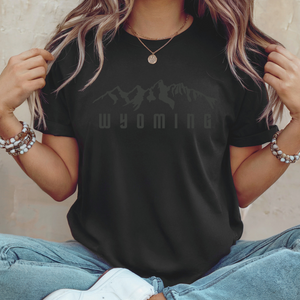Tonal Teton on Vintage Black Bella Canvas Tee