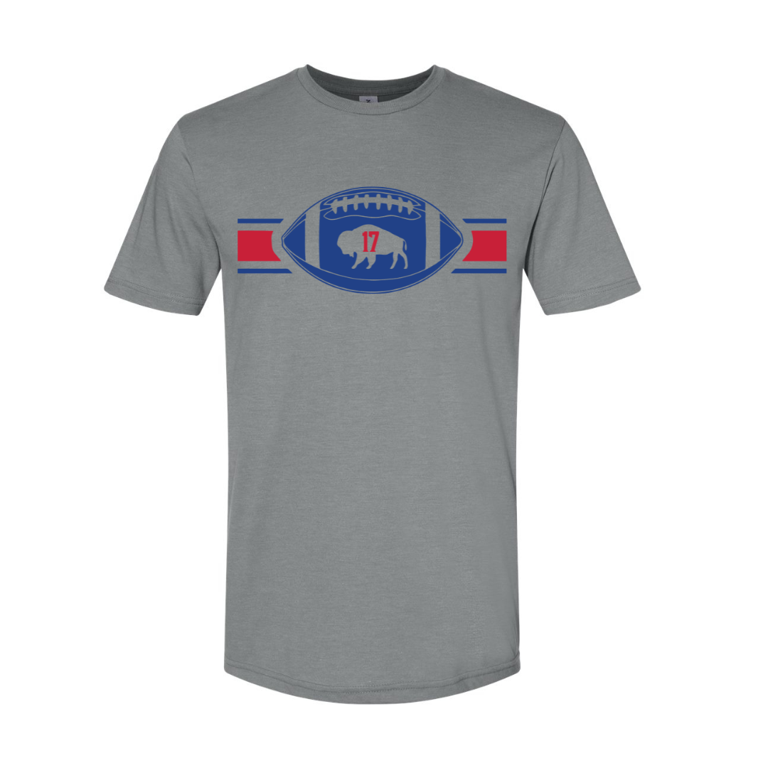 Gunmetal BIllt Football 17 Softstyle CVC Tee
