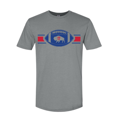Gunmetal BIllt Football 17 Softstyle CVC Tee