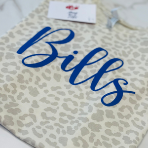 Royal Bills/White Leopard Tee