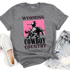 Graphite Cowboy Country Triblend Tee
