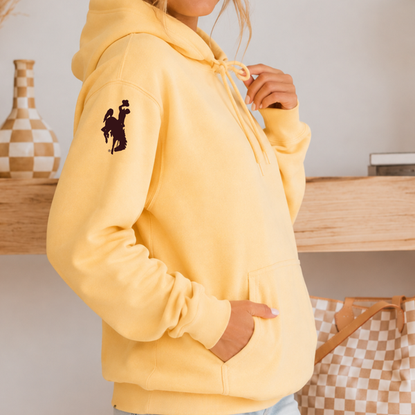 Softstyle Hoodie Yellow Haze Fashion Wyoming