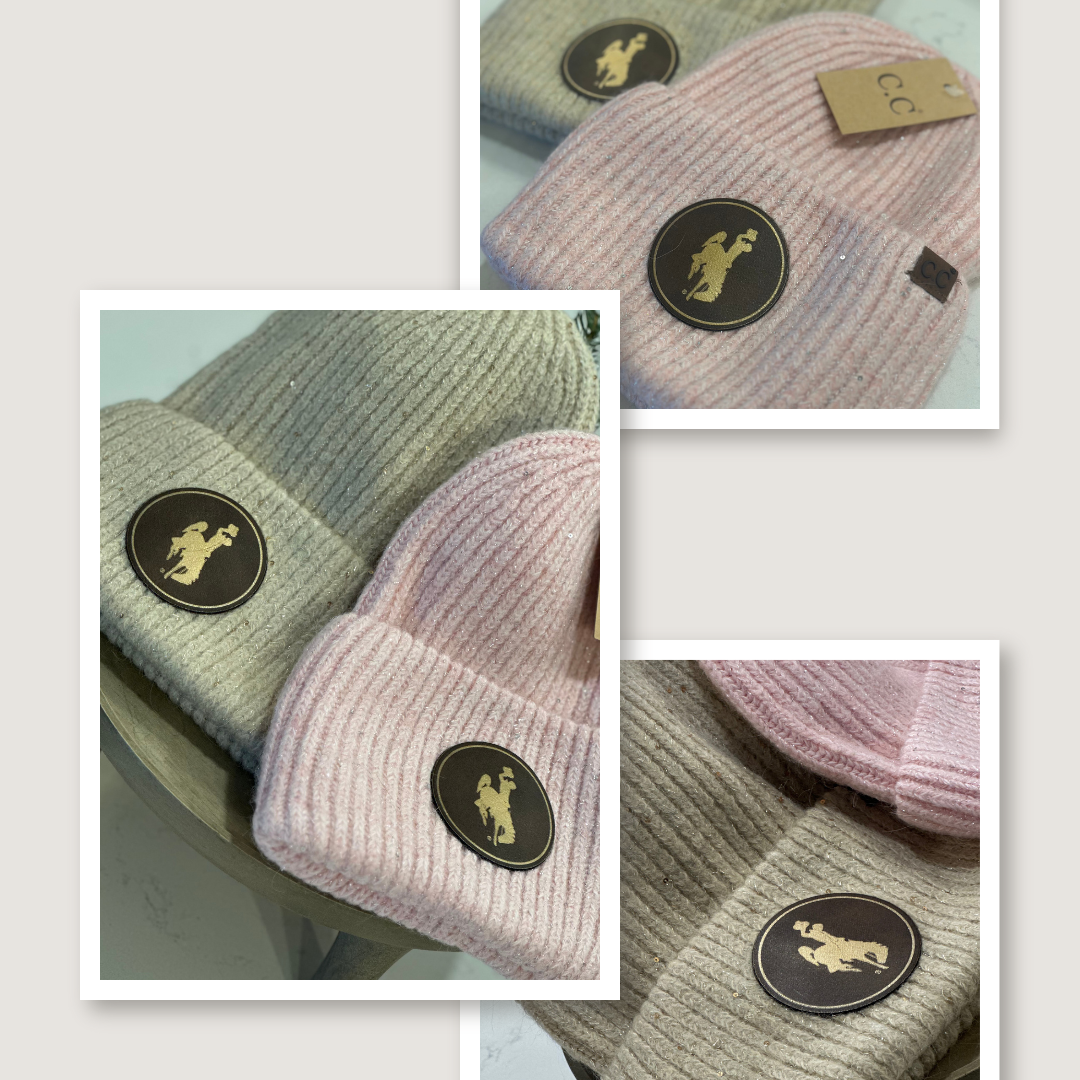 CC Metallic Sequin Cuff Beanie