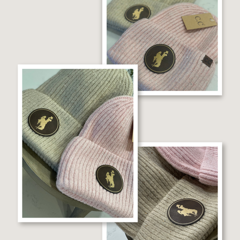 CC Metallic Sequin Cuff Beanie